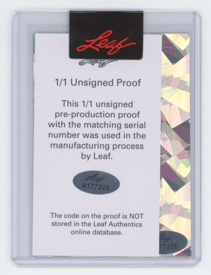 2022 Leaf Metal 1/1 evan Stewart - Image 2 of 2
