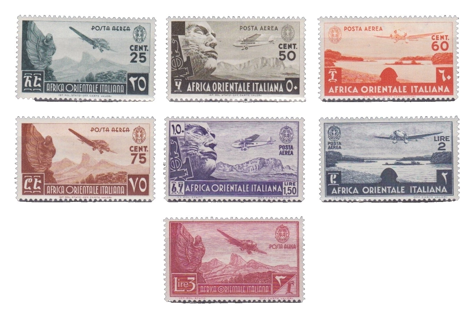 1931-1940 Year of Issue Italian Stamps