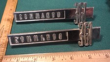 Ce62 Plymouth Commando 361 Fender Emblems Vintage 1963 2276764 Sport Fury Ce62 Plymouth Commando 361 Fender Emblems Vintage 1963 2276764 Sport Fury