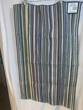 *NEW* 24"v40" Stripe Scatter Rug  reversible woven