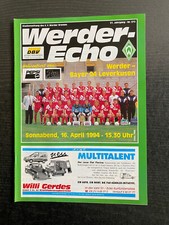 Bl 93/94 Sv Werder Bremen - Bayer 04 Leverkusen, 16.04.1994