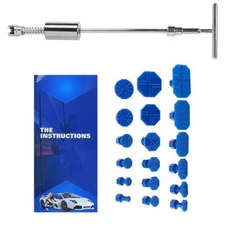 19*Car Body Slide Hammer Paintless Dent Repair Tool Pull Lifter Hail Removal Kit