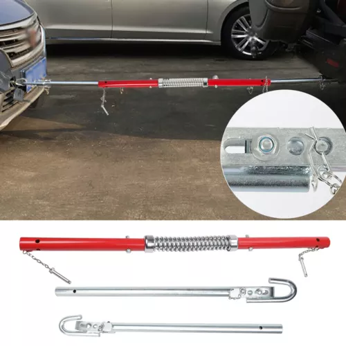 3 Ton 3000kg Towpole Car Van Recovery Towing Bar Tow Pole + Damper Spring + Bag - Picture 7 of 15