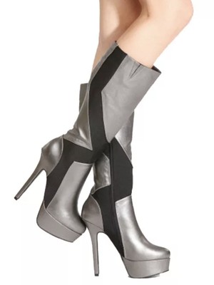 silver wild boots