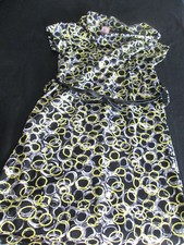 Pinc Girls Size 6x Dress w/Black Bow Belt Preowned