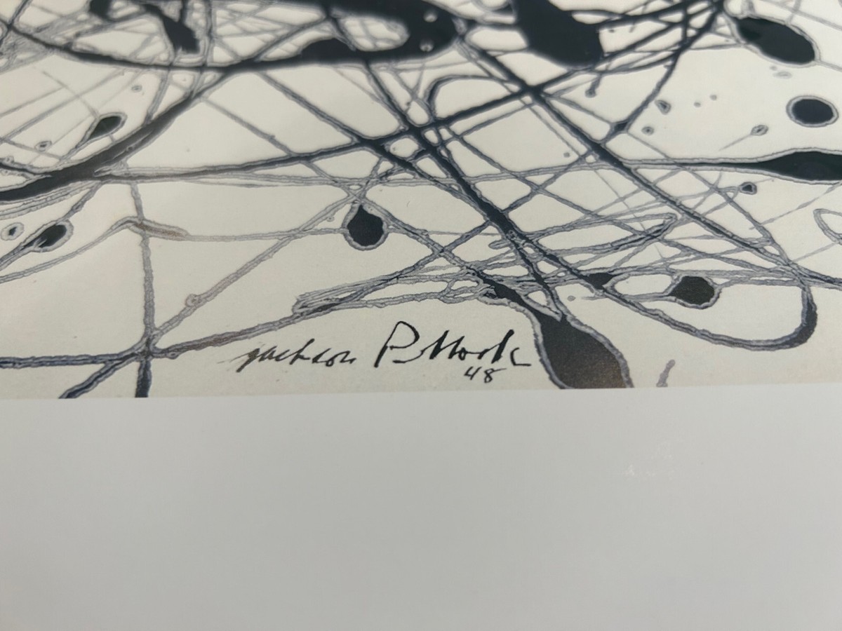 額装済/Number 14 Gray（ジャクソン ポロック）pollock Jackson
