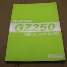 MANUEL REVUE TECHNIQUE D ATELIER SUZUKI GZ 250 MARAUDER 1999 -> GZ250 ENTRETIEN