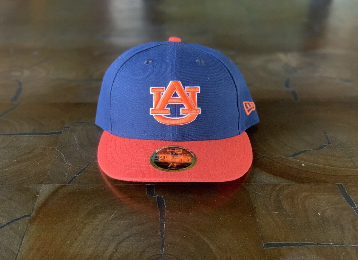 Auburn Tigers New Era Basic Low Profile 59FIFTY Fitted Hat Navy/Orange - 7  3/4