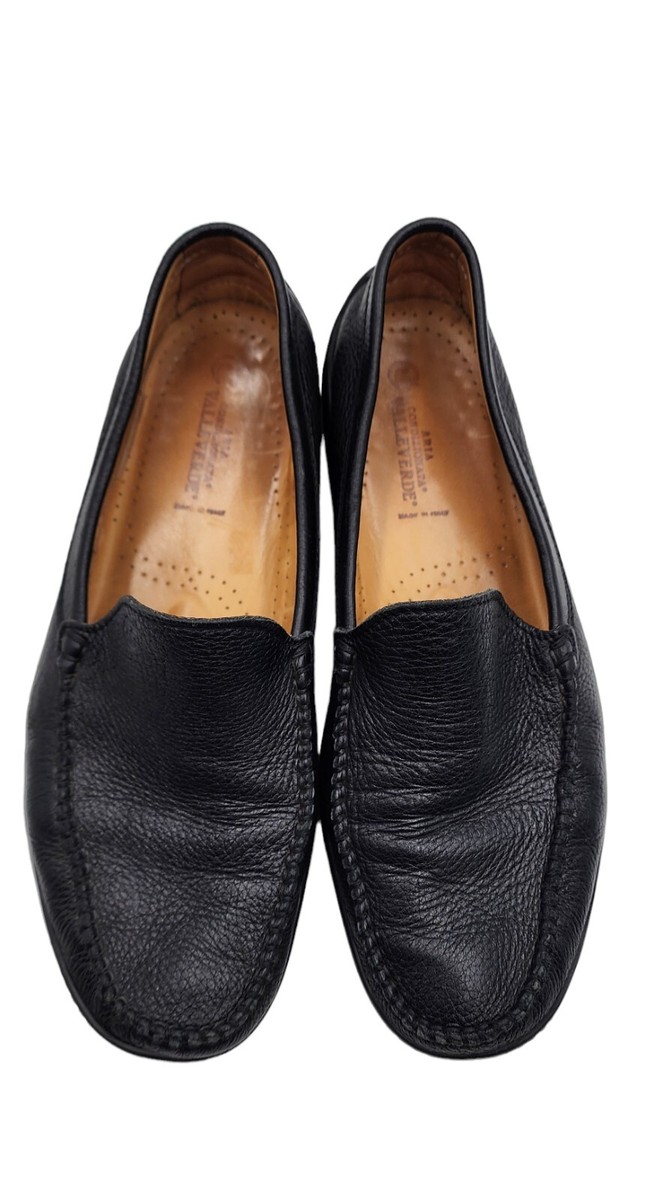 Valleverde Aria Condizionata Italian Pebbled Leather Black  display picture 3