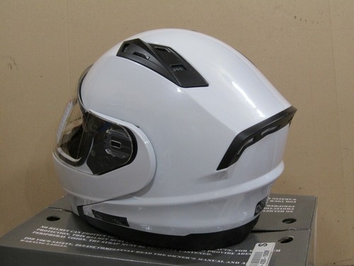 VEGA VERTICE STEALTH MODULAR FULL FACE HELMET ADULT XXS PEARL WHITE SUN SHIELD - Bild 4 von 12