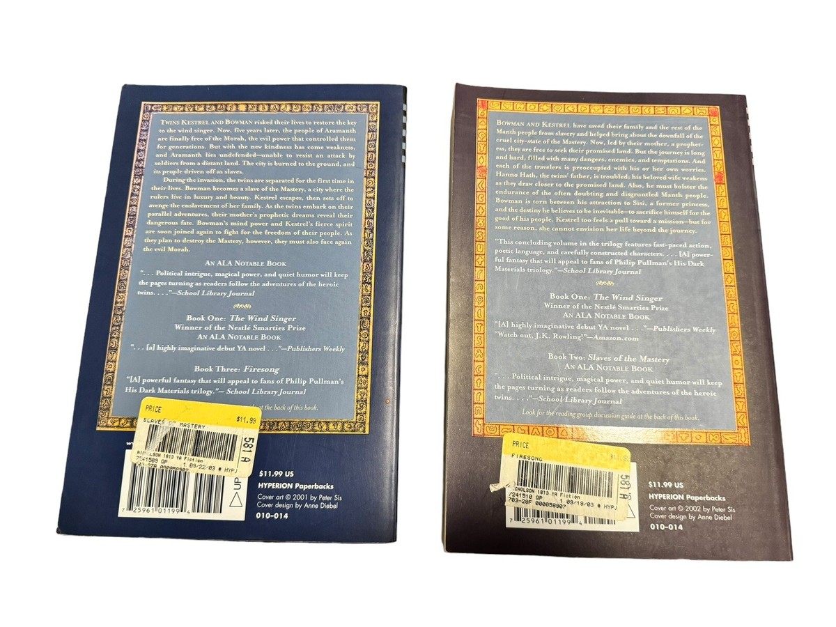 Slaves of the Mastery Firesong by William Nicholson In The Wind