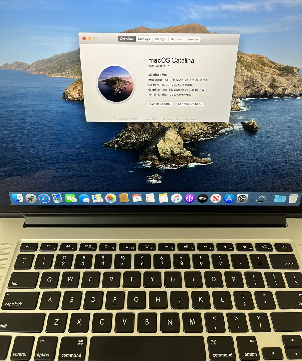 A1398 MacBook Pro Retina Display 15-inch mid 2012 i7 16GB RAM