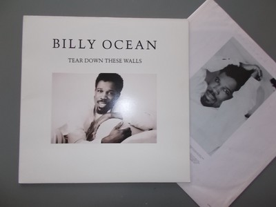 LP   BILLY OCEAN  tear down these walls JIVE 1988 TOP