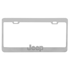 Official For Jeep License Plate Frame For Usa Standard Size Car Truck Van Plate