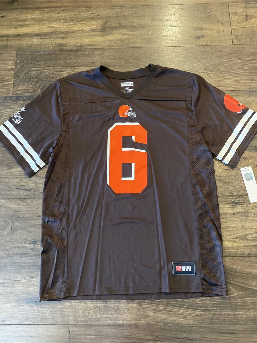 Nwt Mens NFL Team Store Cleveland Browns Baker Mayfield Jersey Size Large