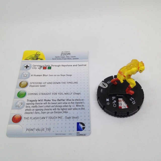 Heroclix The Flash set Zoom #047 Rare figure w/card! | eBay