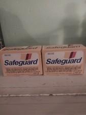 Safeguard vintage deodorant soap bars lot of 2, 3.5 oz. Beige
