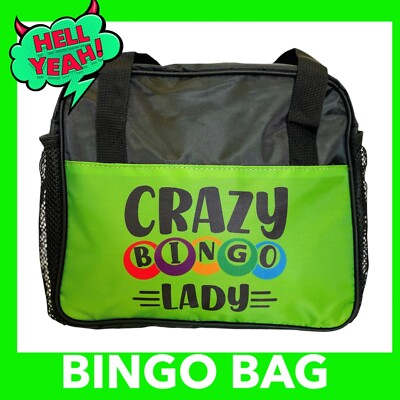 Bingotasche Mitgliedschaft/Zahlungskartenhalter für Bingoabende Crazy Bingo Lady