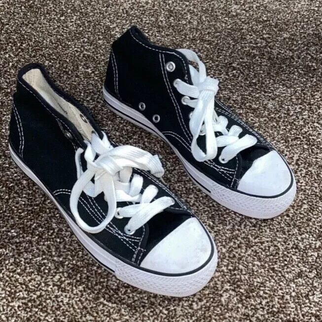 Objetivo laberinto quemar Black converse primark | eBay