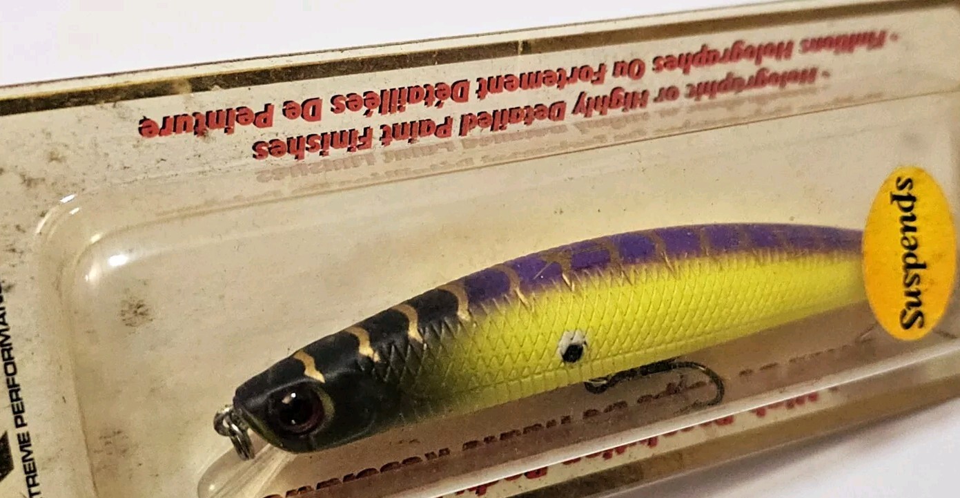 Bass Pro Shops Lazer Eye XPS Suspending Jerkbait Lure Holographic Shad NOS Fishing Bait