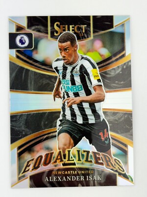 2022-23 Select EPL Panini Alexander Isak  #17 Equalizers Newcastle Silver Prizm