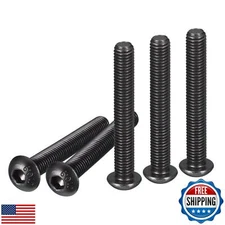 DTGN M10-1.5x75mm Button Head Socket Cap Screws - 10Pack - Good for Machine -