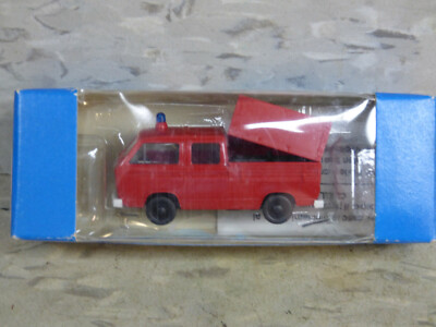 Roco Minitanks 1/87 Modern German VW Type 2 Flat Bed Emergency Van Lot # 3943