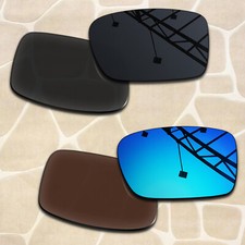 2 Pairs POLARIZED Replacement Lenses for Oakley Gascan OO9014 60mm Sunglasses