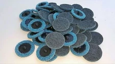 50Pc 2" Fine Roloc Scotch Brite Roll Lock Surface Sanding Disc Made in USA