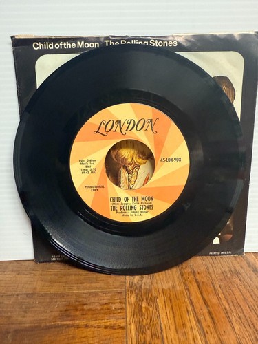 ROLLING STONES Jumpin Jack Flash/Child of Moon Picture Sleeve Mono Promo 45 - Picture 6 of 6