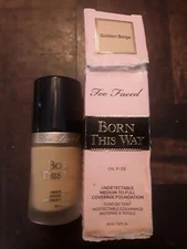 Too Faced Born This Way Foundation Golden Beige 1.0 oz BEWARE of FAKES on EBAY. 