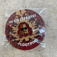 Brand New The Big Lebowski Loot Crate 2018 Lapel Pin