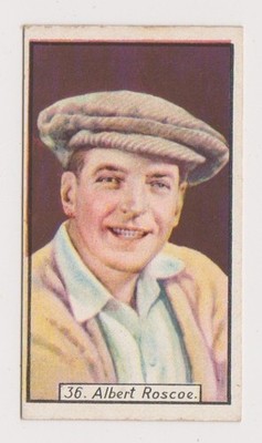 Albert Alan Roscoe 1920s era BAT Cinema Stars (BAMT) Tobacco Card #36 -Film Star