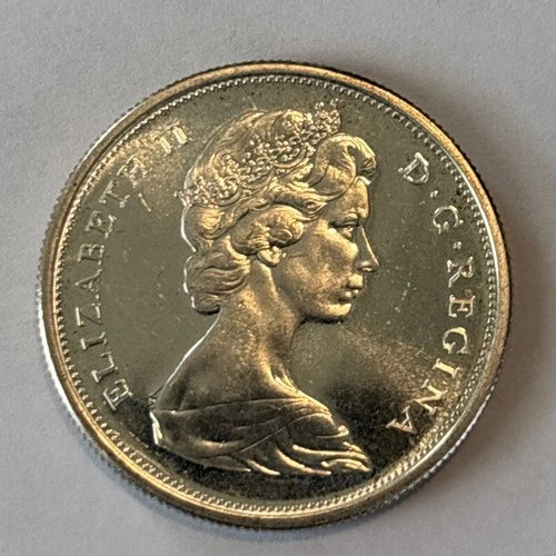 1965 - Canada 50 cent Proof Like  - Canadian Silver half dollar  #191