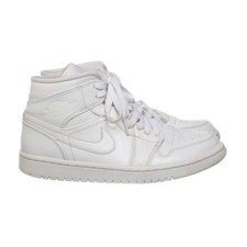 Nike Air Jordan, Sneaker, Größe: 40 1/2,  1 Mid, Weiß, Damen #WY9