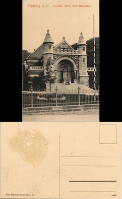Postcard Freyburg (Unstrut) Gymnastics Father Jahn's final resting place. 1913
