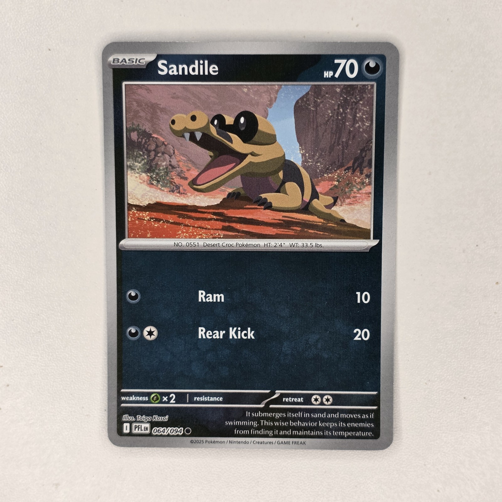 Sandile 064/094 Me02: Phantasmal Flames Reverse Holo