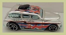 Hot Wheels Cockney Cab II chrome/silver 1:64 die cast 2006~near mint!