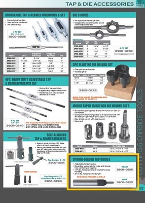 Spring-Loaded Tap Guide set of 2 Pcs For Drill Presses & Mills Bluefox