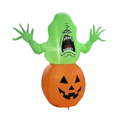 Aufblasbarer Halloween Kürbis eingebaute Lichter LED Geburtstag Geschenk Garten Deko