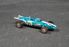 Hot Wheels 1969 Original "Indy Eagle" Redline  *Spectraflame Aqua