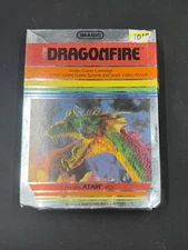 Atari 2600 & Sears Video Arcade DRAGONFIRE Video Game Cartridge with Box