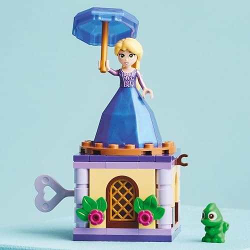 LEGO Disney Principessa Rotante Raperonzolo Giocattolo Regalo Blocco Compleanno Educativo Ch - Foto 8 di 9