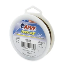 AFW Surflon Nylon Coated 1x7 Stainless Steel Leader Wire, 60 lb, .032", 300ft
