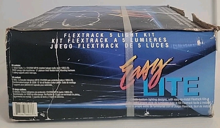 EUROFASE FX5M-04 5 СВЕТА FLEX ТРЕК НАБОР СЕТКИ ГОЛОВА ПЛАТИНОВЫЙ ПОТОЛОЧНЫЙ СВЕТ - Изображение 3 из 4