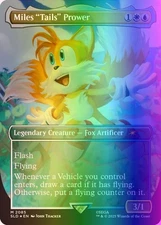 MTG Miles "Tails" Prower (2085/3004) Secret Lair Drop Series NM FOIL- Rainbow