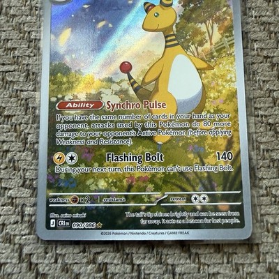 Pokemon Ampharos 090/086 CHAOS RISING NM PSA 10 POTENTIALLY!! | eBay