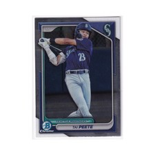 Tai Peete 2024 Bowman Chrome Prospects BCP9 Seattle Mariners