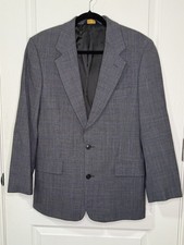 Brooks Brothers Brooksease 38R Gray Plaid Wool Sport Coat Blazer Jacket