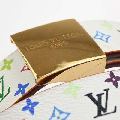 LOUIS VUITTON Ceinture Carre Belt 90/36 Monogram Multi  display picture 1